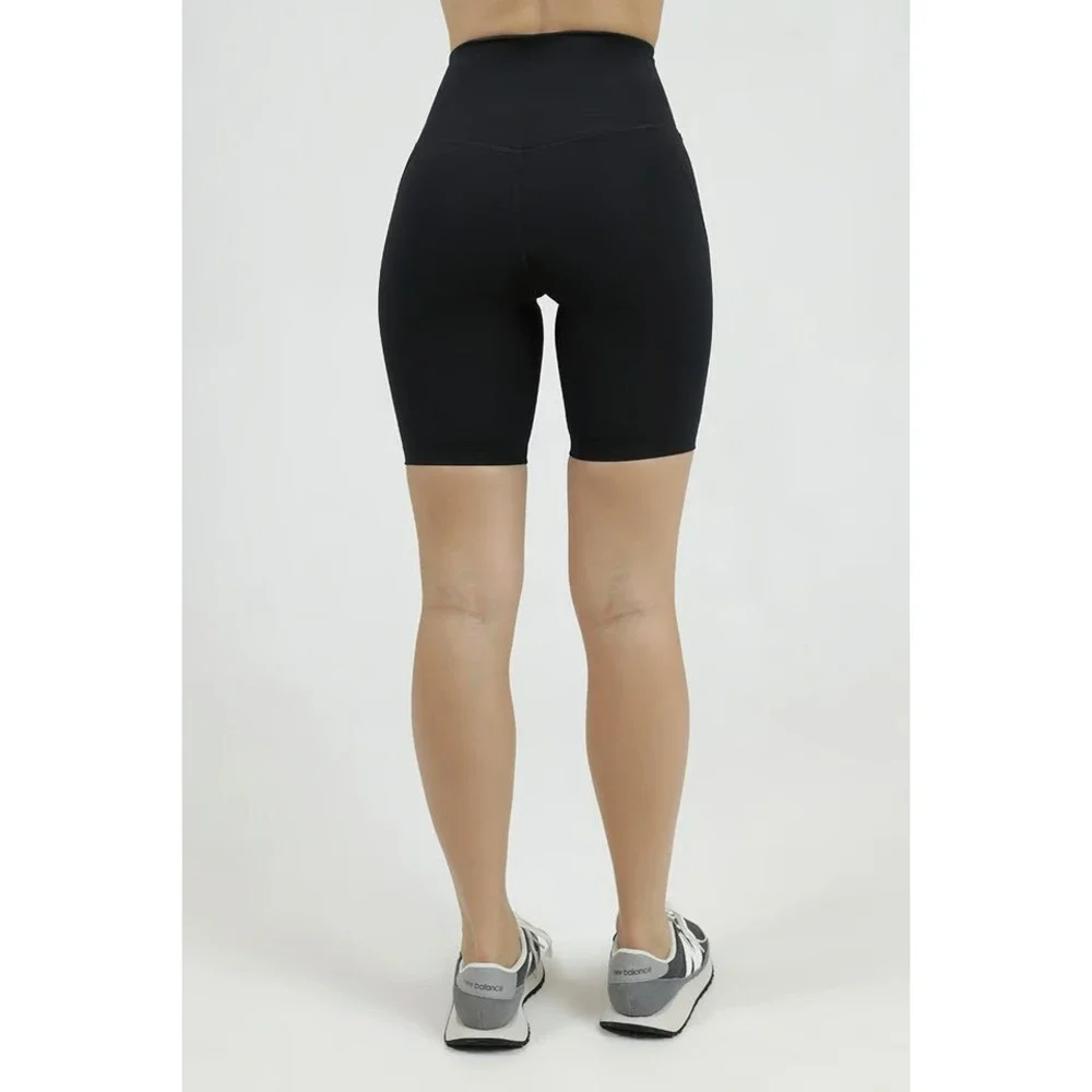 Girlfriend Collective High-Rise Bike Short‎ in Black Women's Size Large